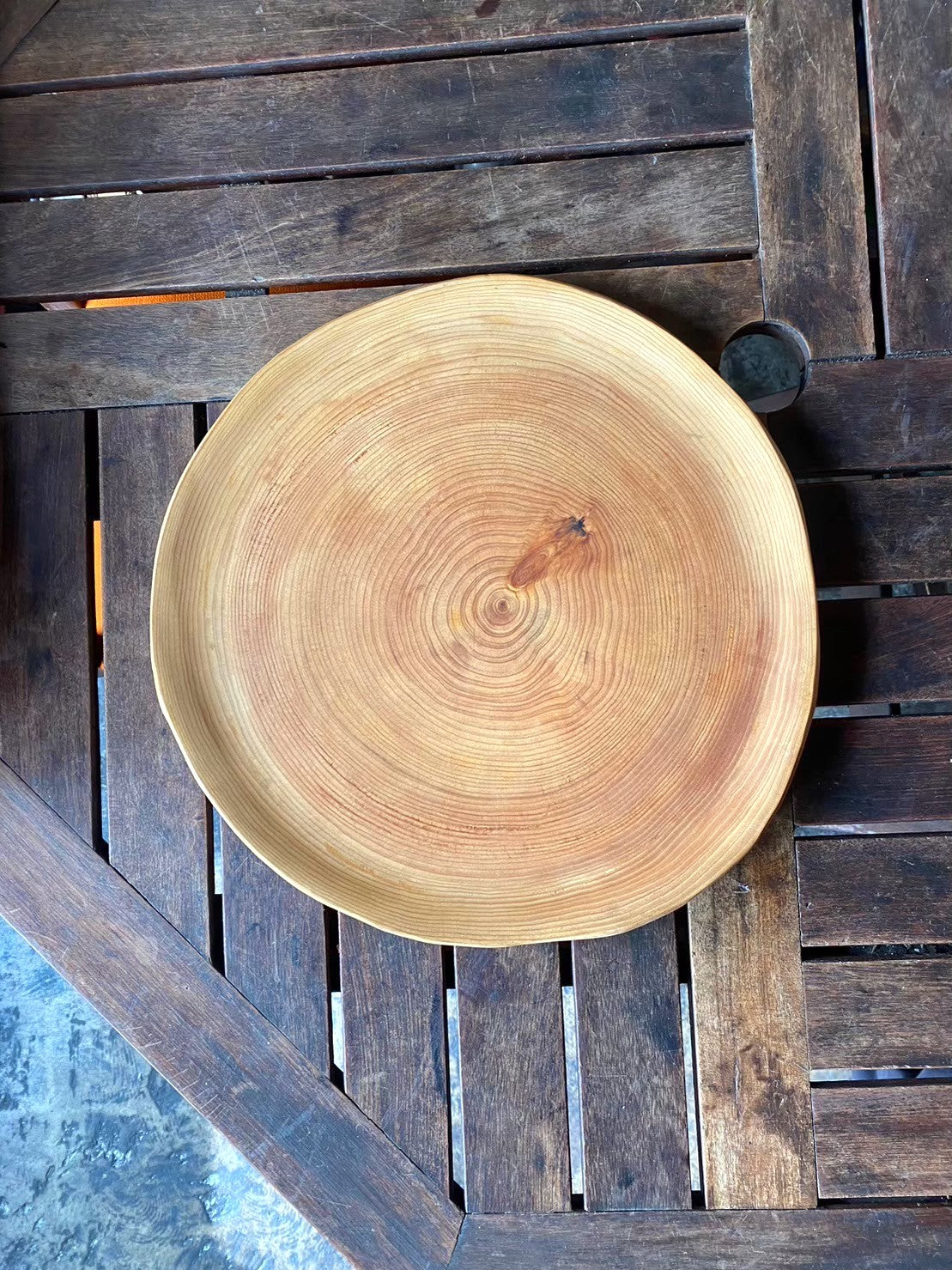 Plate - round - Hinoki